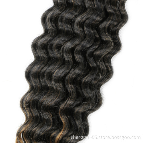 French loose deep curl braiding hair extension for black woman